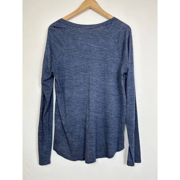 Vince Blue Women’s Lightweight Sweater Shirt Long Sleeve Size Small - Picture 3 of 10